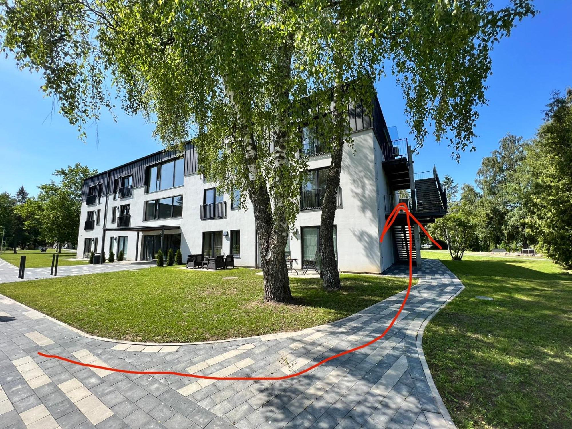Lovely Apartment By The Sea. Kesterciems Exterior photo